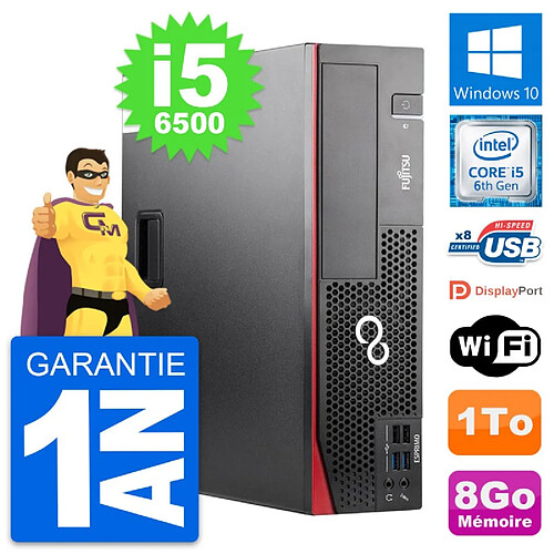 PC Fujitsu Esprimo D556 DT Intel Core i5-6500 RAM 8Go Disque 1To Windows 10 Wifi · Occasion