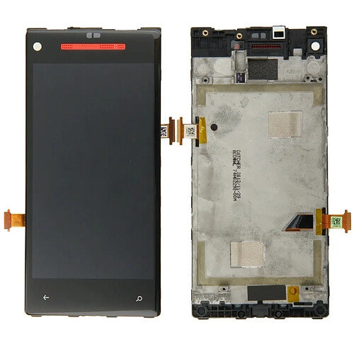 Wewoo Pour HTC 8X rouge pièce détachée écran LCD + tactile Digitizer Assemblée avec cadre