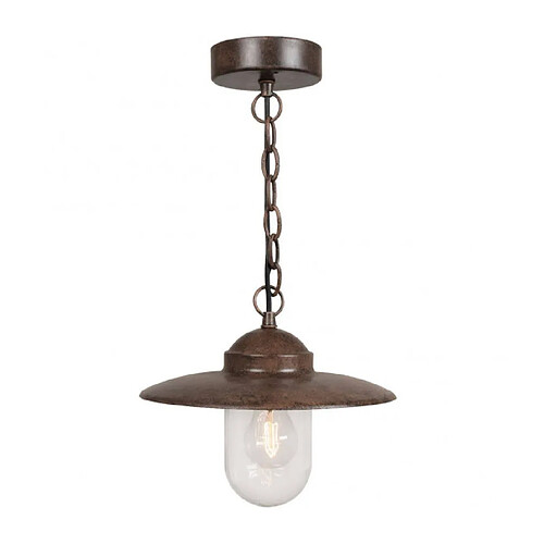 Luminaire Center Suspension rouillée d'extérieur LUXE 24 Cm