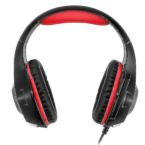 Universal Casque de jeu lumineux de tête sur ordinateur portable (rouge)