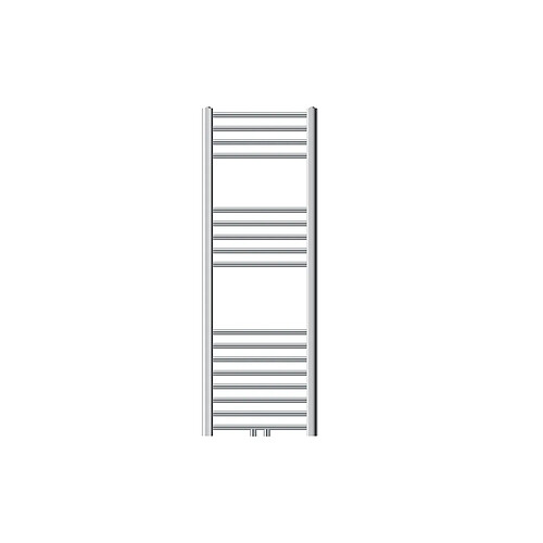 LuxeBath Radiateur sèche-serviette droite en acier chrome connexion central 40 x 120 cm