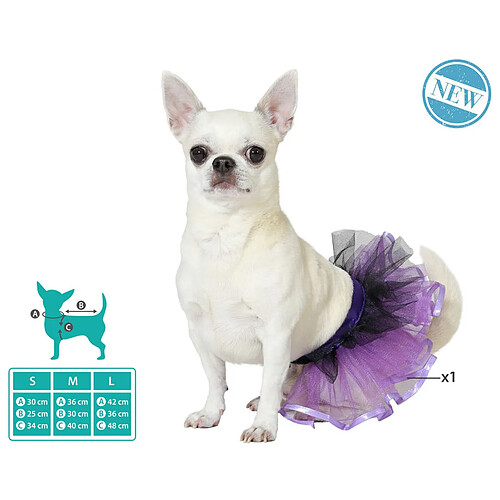 BigBuy Pets déguisement pour chien Taille L Tutu