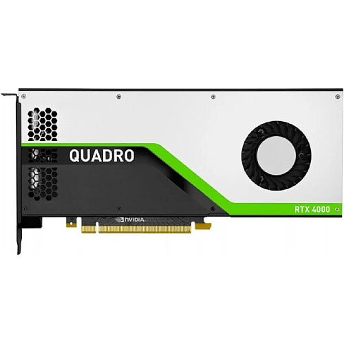 HP Quadro RTX 4000 Carte Graphique 8Go GDDR6 PCI-Express 3.0 x16 Noir