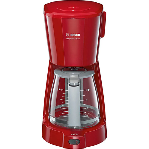 Cafetière filtre 15 tasses 1100w rouge - tka3a034 - BOSCH