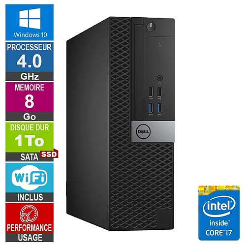 Dell Optiplex 5040 SFF i7-6700 4GHz 8Go/1To SSD Wifi W10 · Reconditionné