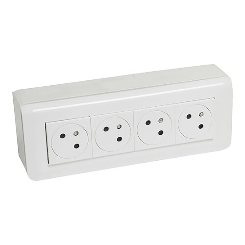 Legrand Kit 4X2P+T Saillie Blanc