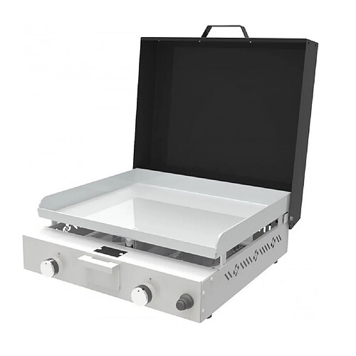 Plancha gaz 4000w plaque inox 50x40cm - LPBPICN - EUSKAL PLANTXA