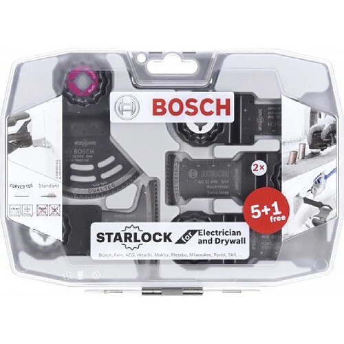 Coffret Starlock 6 lames Bosch