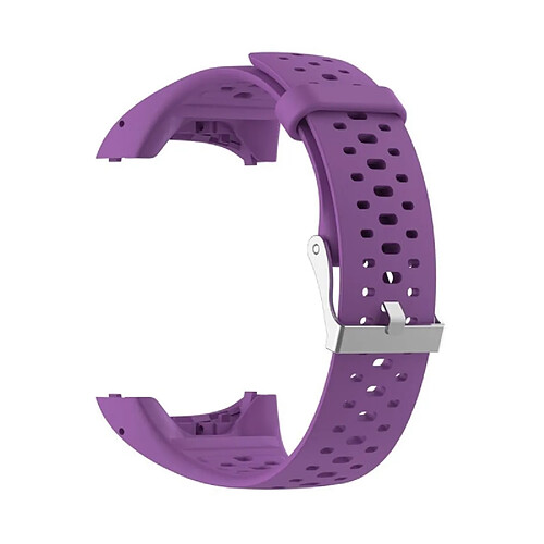 Wewoo Bracelet pour montre connectée Dragonne Sport en silicone POLAR M400 / M430 Violet