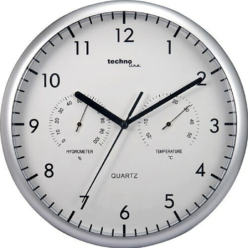 Technoline WT 650 Horloge à quartz Argent