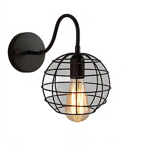 Universal Applique LED Vintage Loft Applique industrielle Noir E27 Vin Applique industrielle Eclairage Jig Intérieur