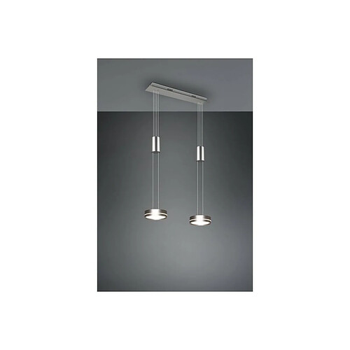 TRIO LIGHTING Suspensions Franklin Nickel mat 2x9W SMD LED