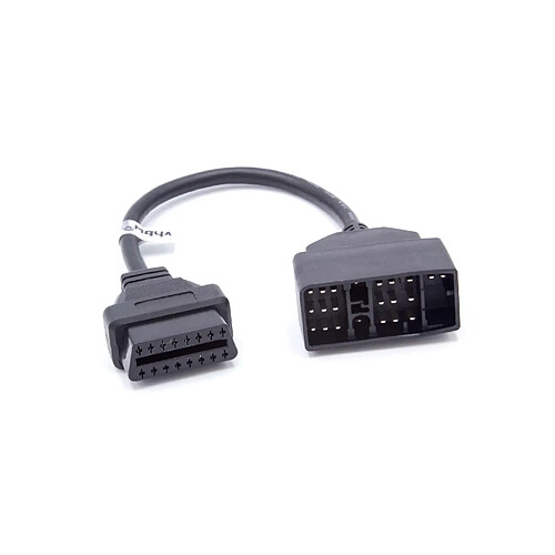 vhbw OBD2 Câble adaptateur 22 broches OBD1 à 16 broches OBD2 pour Mazda, Toyota, Lexus véhicules, appareils de diagnostic 20cm