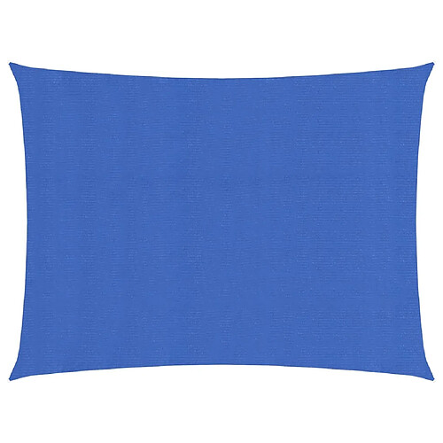 Helloshop26 Voile d'ombrage 160 g/m² bleu 2 x 3 m PEHD 02_0009053