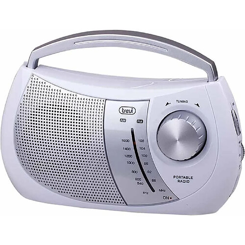 Trevi RA 764 WHITE - Radio-réveil AM/FM portable