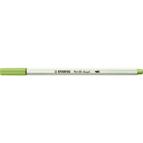 STABILO Feutre pinceau Pen 68 brush, vert pistache ()