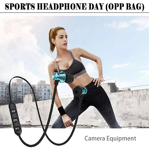 GUPBOO Magnétique Bluetooth 4.2 Compatible Casque Sport Neckband Sans Fil Running Écouteurs Casque avec Micro Stéréo Musique pour Enfants