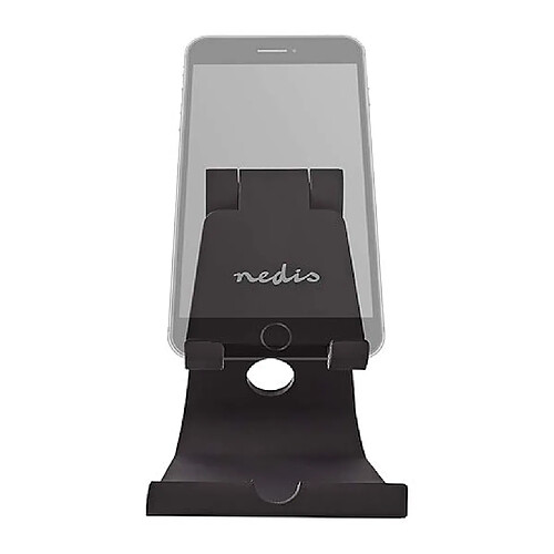 Socle reglable pour smartphone ABS noir Nedi