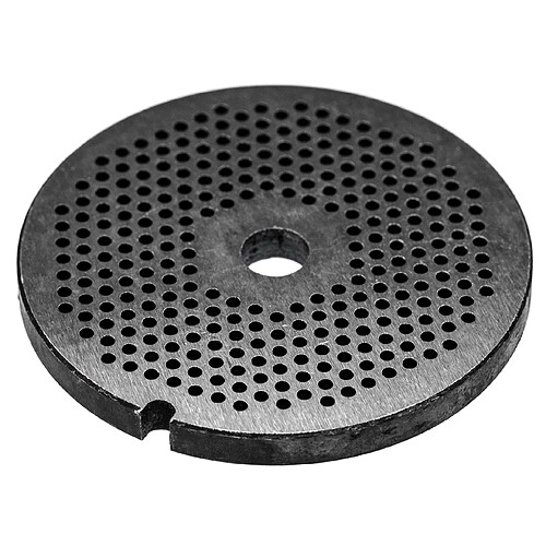 vhbw Grille de hachoir taille 32, diamètre des trous 3mm, trou central de 13,4mm, acier compatible avec ADE, Caso, Fama, KBS, Porkert