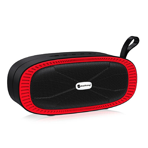 Wewoo Enceinte Bluetooth NR4022 Haut-parleur stéréo portable avec barre de son surround microphonecarte Micro SD de soutien FM rouge