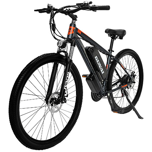 Vélo électrique GUNAI GN29 29" VTT 750W 15Ah 50KM/H Max SHIMANO 21 Vitesses - Gris