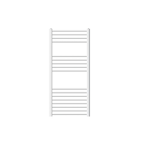 LuxeBath Radiateur de salle de bain Sahara Raccord latéral sèche-serviettes Blanc 60x120cm