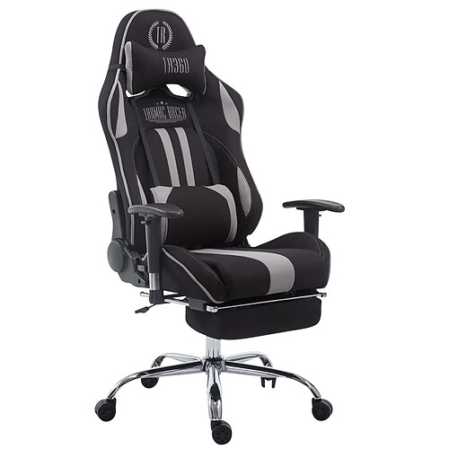 Non Chaise de bureau Racing Limit V2 en tissu avec repose-pieds