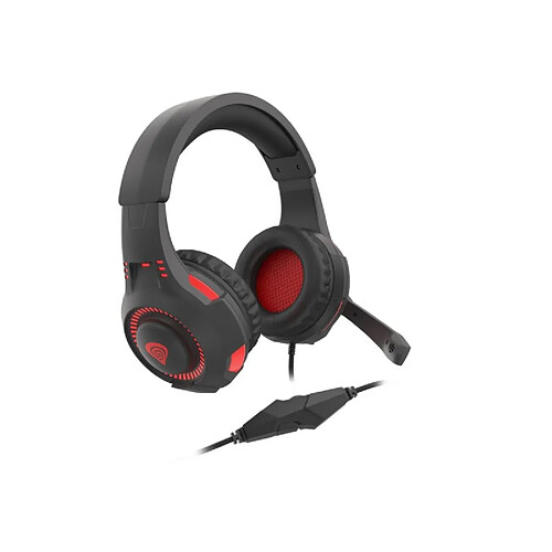 Casque Genesis 210 7.1 Noir Rouge