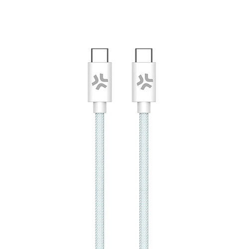 Câble USB-C Celly USBCUSBCCOTTLB Bleu 1,5 m