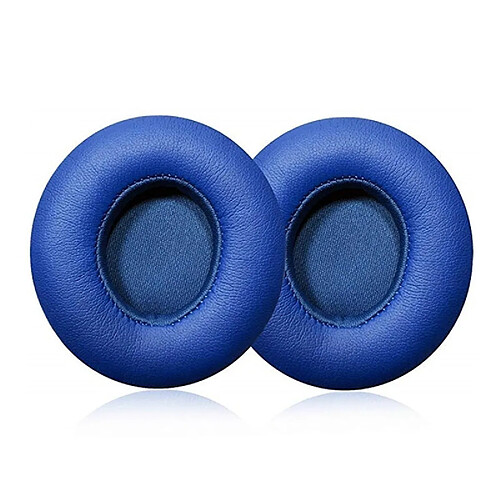 Wewoo 1 paire de manchons casque en éponge souple pour Beats Solo 2.0version filaire bleu