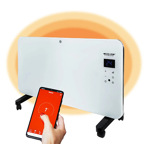 Eco-De ECODE® RADIATEUR À CONVECTEUR BASSE CONSOMMATION ECOWARM, AVEC APPLICATION VIA WIFI 500-1000W ECO-710