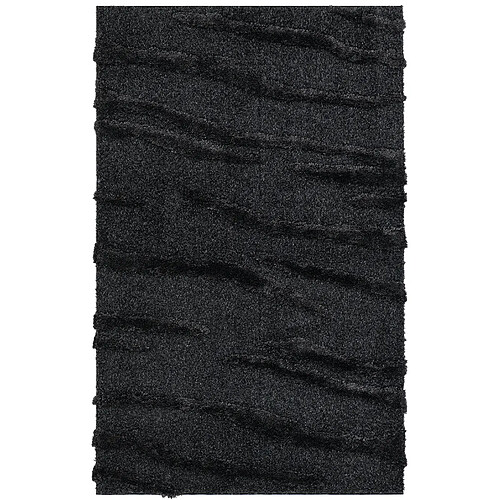 Hadorn Tapis shaggy 305x240 noir Thun Tribus