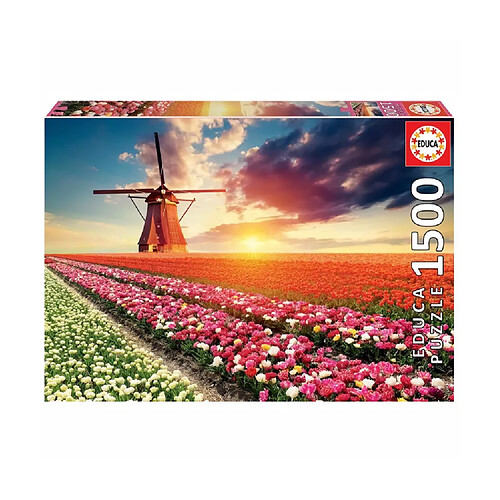 Educa Borras EDUCA - Puzzle - 1500 CHAMPS DE TULIPES