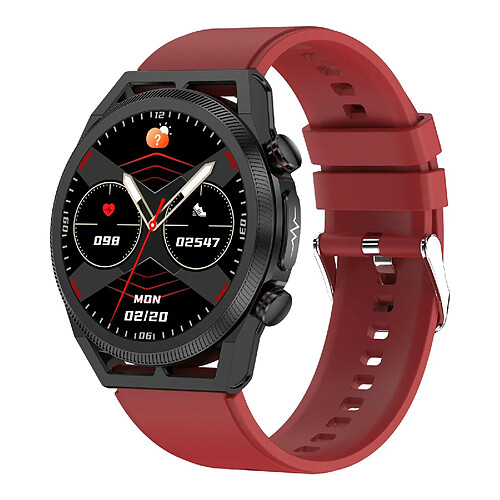 Yonis Montre Connectée IPS 1.39' IP67 ECG Température