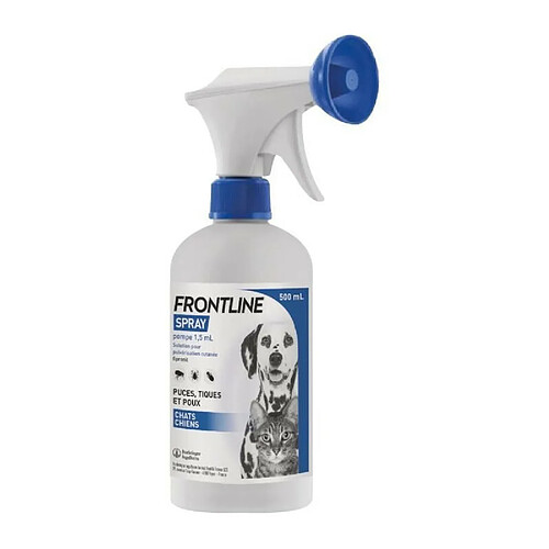 FRONTLINE Spray - Anti-puces et anti-tiques pour chien et chat - 250 ml