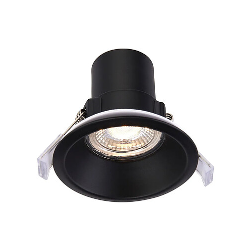 Saxby Downlight Encastrable CCT Peinture Noir Mat IP65