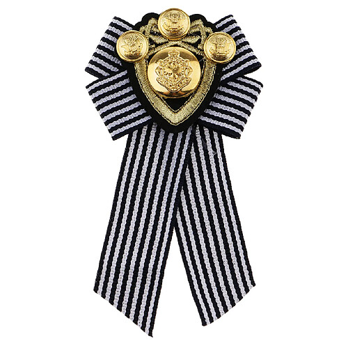 Pré-attaché Bowknot Broche Tissu Nœud Papillon Hommes Wome British Badge Red Stripe