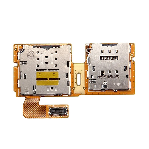 Wewoo Tiroir de Carte SIM pour Samsung Galaxy Tab S2 9.7 / T815 SIM et Micro lecteur de SD Contact Câble flexible Flex Cable pièce détachée