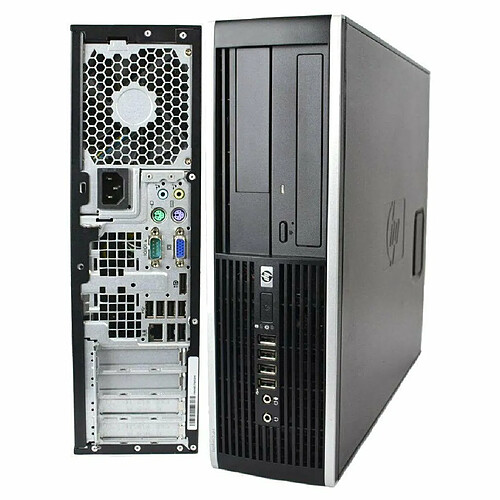 HP Compaq 8000 Elite SFF INTEL CORE 2 DUO E8400/4Go/250Go HDD/INTEL Q45-Q43 EXPRESS CHIPSET/DVD-RW/WIN10/ANS CLAVIER, SANS STYLO · Reconditionné