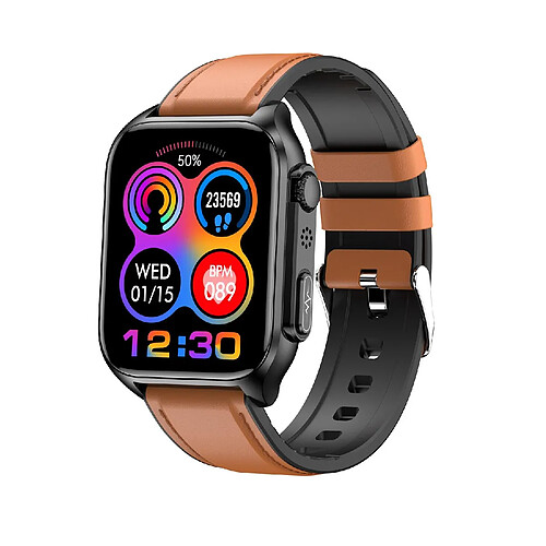 Yonis Montre Connectée IP67 ECG Appels Bluetooth