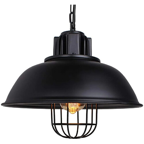 Suspension Luminaire Industrielle, STOEX Ø33CM Lustre Industriel Plafonnier Abat