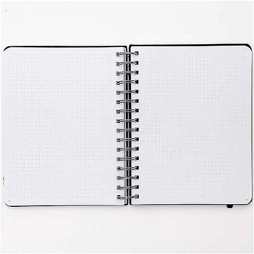 Rico Agenda spécial Bullet journal à spirales 96 feuilles - 16,5 x 21,5 cm