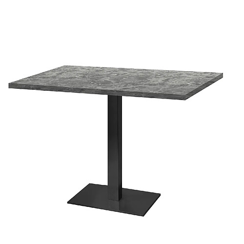 Restootab Table 120x70cm - modèle Milan marbre nabu