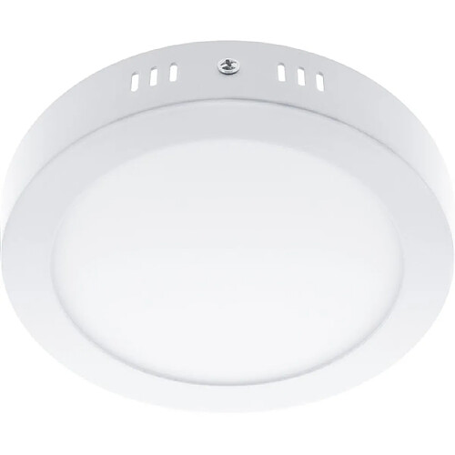 Plafonnier SHIELD rond 1x12W LED 672lm 3000K 120° H3,5xP.17cm Blanc