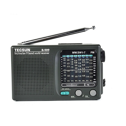 Universal Radios portatives FM, ondes moyennes (AM), ondes courtes (HF), récepteurs mondiaux à 9 bandes, élégants, tournants, ultra-sensibles, récepteurs radio à faible bruit