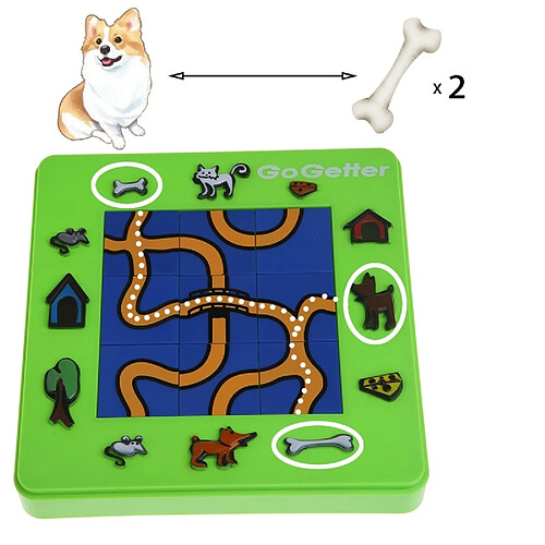 Universal Go Aspirateur Chat et Souris Jouet Planche Cartoon Puzzle Labyrinthe Intelligence Jeu Cadeau | Jeux de stratégie