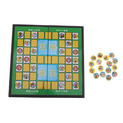 Jeu d'échecs avec des animaux de la jungle