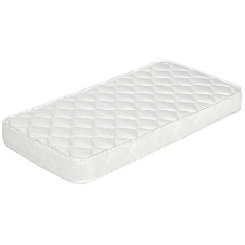 Provence Literie Matelas pour bébé 70x140 cm Hauteur 15,5 cm Hyppoallergénique - anti-acariens - Tissu Coton - Mousse Haute Résilience 33 Kg/m3