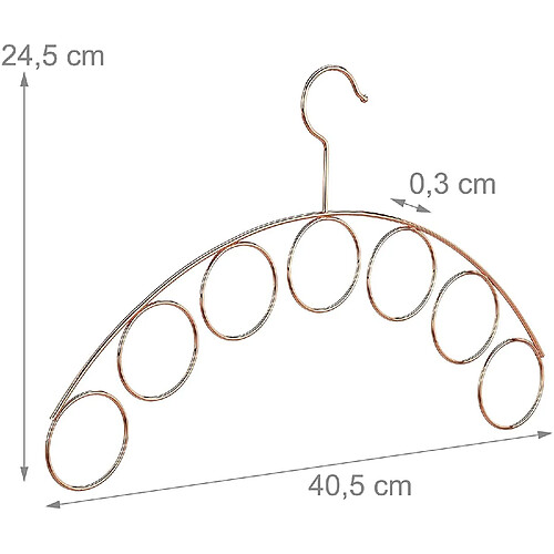 Helloshop26 Cintre élégant en métal porte-écharpes 13_0000739_3