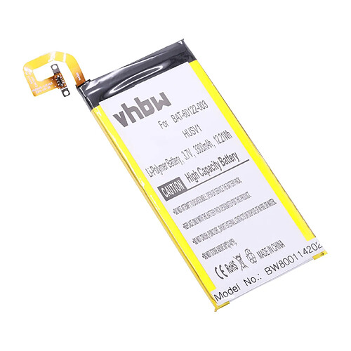 vhbw Li-Polymère batterie 3300mAh (12V) pour téléphone portable mobil smartphone Blackberry Venice